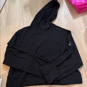 ALO Yoga black Muse Hoodie